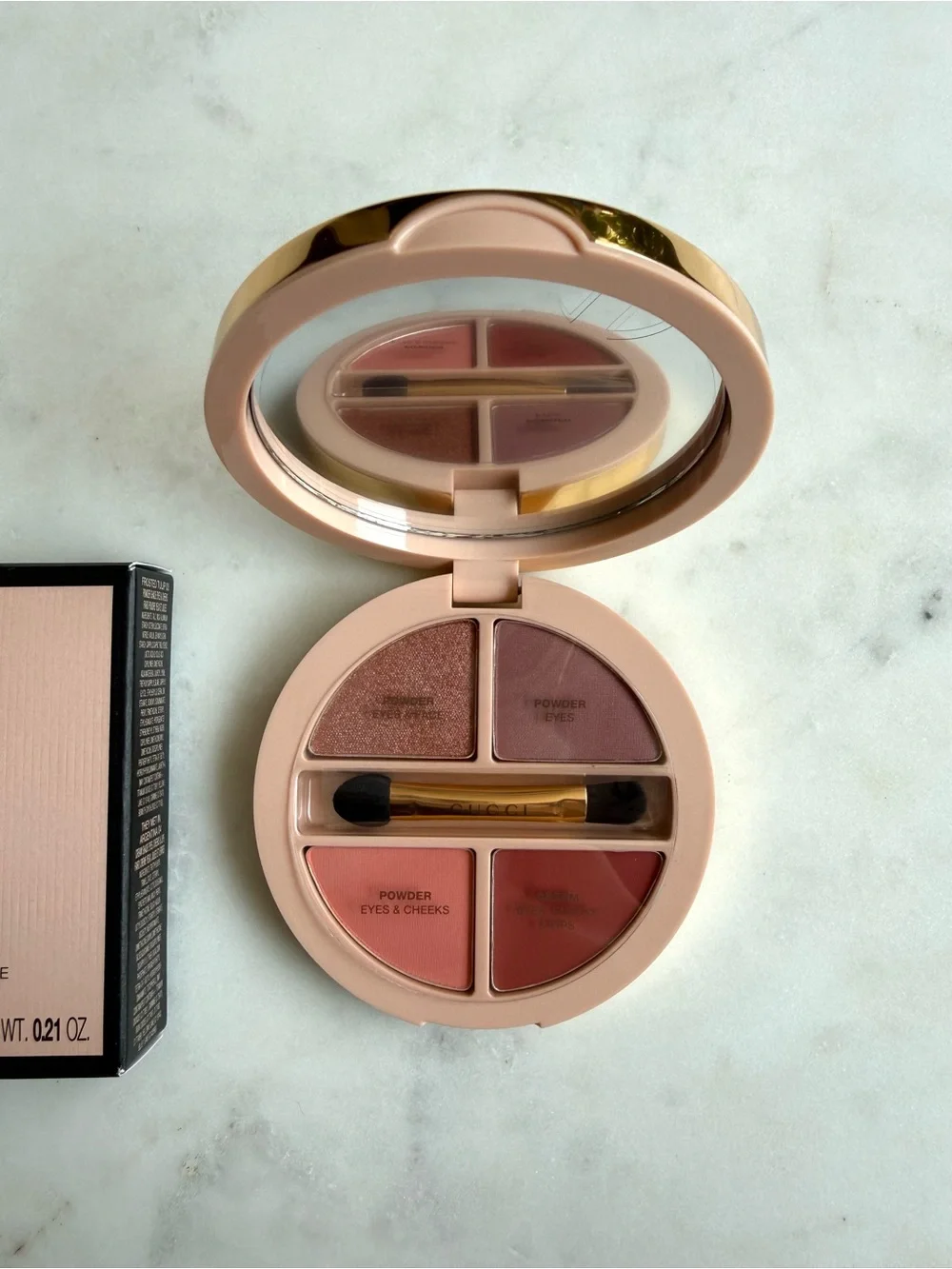 Gucci Palette de Beaute Quatuor in Rosa Nitida 02 - Eyes, Lips & Cheeks